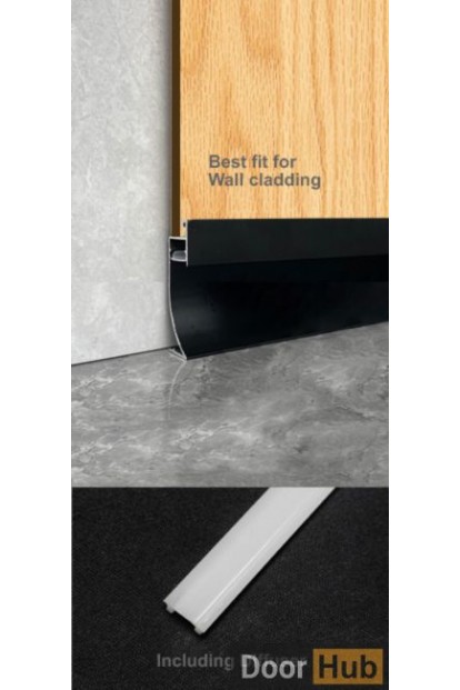 4cm Inset LED Skirting Board | FLL-A-8-A4-9 Concealed Light Baseboard | DoorHub UAE